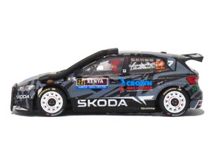 SCALEXTRIC SKODA FABIA RS #22 RALLY SAFARI KENYA