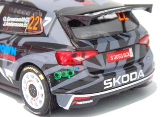 SCALEXTRIC SKODA FABIA RS #22 RALLY SAFARI KENYA