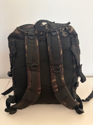 Mochila táctica militar camuflaje verde oscuro 50L