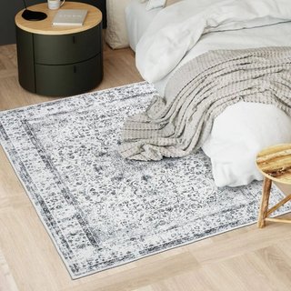 Tappeto design vintage Aliya, pelo corto · Poliestere