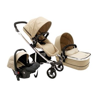 Trio Coche Bebé Silla + Capazo + Maxicosi