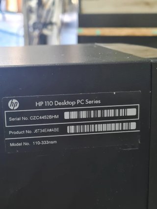 Ordenador HP Negro. acepto cambio por juego ps5 ni
