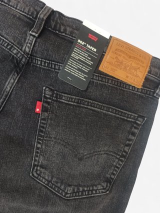 Vaqueros Levi's 502 Taper Negros Talla M Nuevos