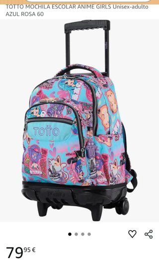 Mochila totto renglones