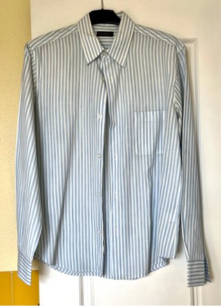 Camisa Adolfo Dominguez Rayas Azul y Blanco