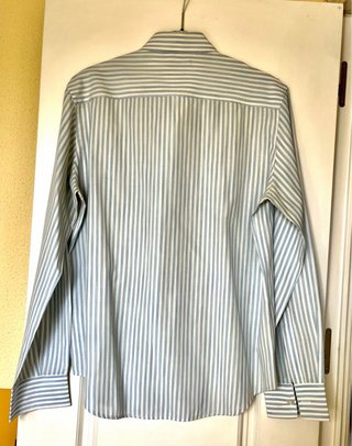 Camisa Adolfo Dominguez Rayas Azul y Blanco
