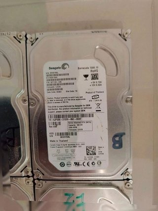 10 Hard Disk PC 3,5" Lotto Verificati - 250/160/80GB