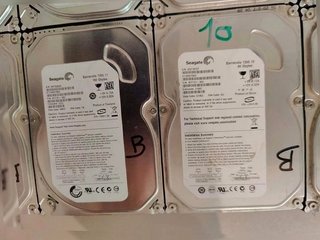 10 Hard Disk PC 3,5" Lotto Verificati - 250/160/80GB