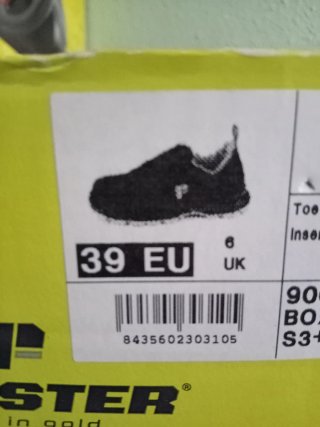 Zapatos de seguridad Poster negros y verdes