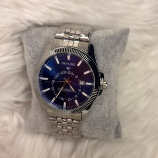 Reloj Skyline Hombre Esfera Azul Acero