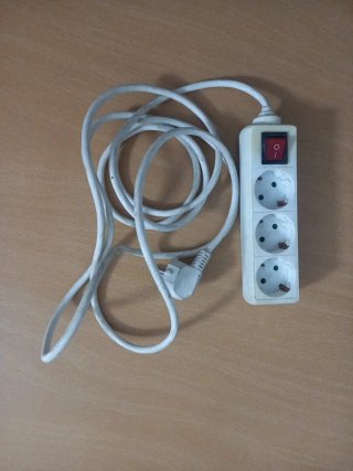 Regleta 3 enchufes con interruptor