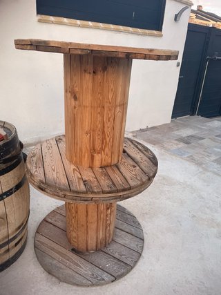 Bobinas de madera decorativas
