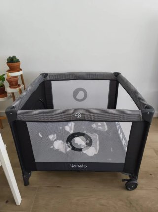 Parque infantil Lionelo Bonnie Grey scandi