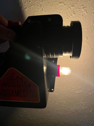 Proyector Airgamcolor con caleidoscopio años 70
