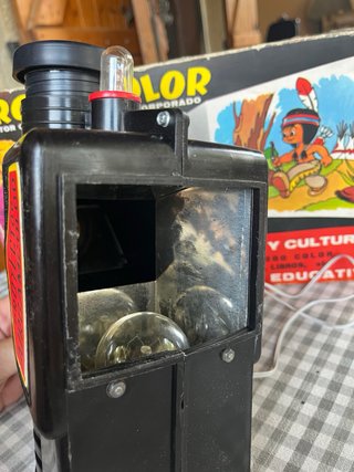 Proyector Airgamcolor con caleidoscopio años 70