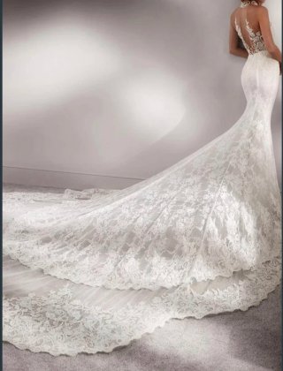 Vestido de Novia Blanco Encaje