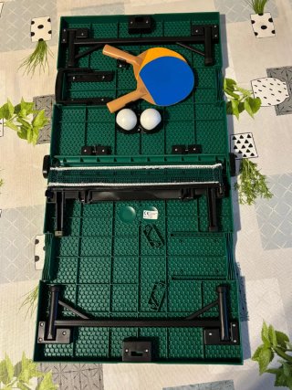 Mini mesa ping pong plegable