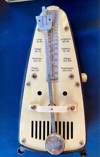 Metronomo Wittner Taktell Piccolo W. Germany