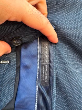 Traje Zara Man Slim Fit Azul Tallas 54 y 44