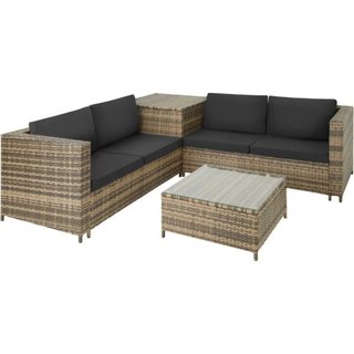 Salottino in rattan Siena · Vetro · Sedie