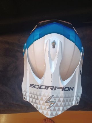 Casco Moto Scorpion VX16 Talla L y Gafas Progrip