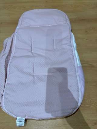 Saco capazo Uzturre rosa y blanco
