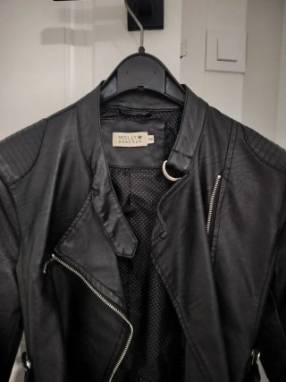 Cazadora polipiel Molly Bracken Negra Talla XS