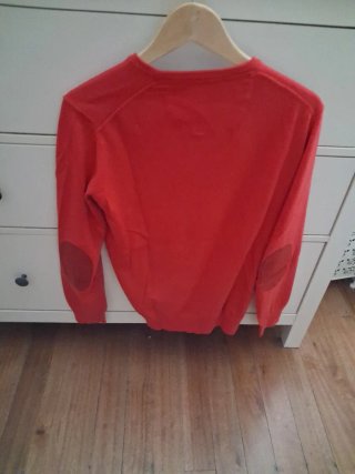 Jersey El Ganso Rojo Hombre Cuello Pico