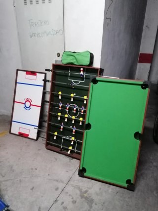 Futbolín, billar y hockey de mesa