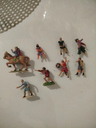 Lote Figuras Elastolin Exin Castillos