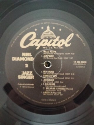 Vinilo LP Neil Diamond - The Jazz Singer