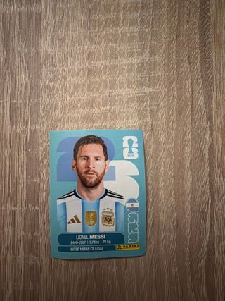 Cromo Messi Mundial 2026