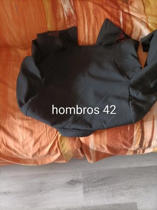 Traje campero mujer negro