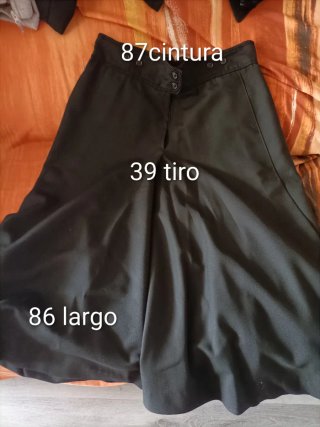 Traje campero mujer negro