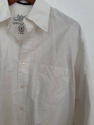 Camisa Oxford Springfield Talle M Blanca