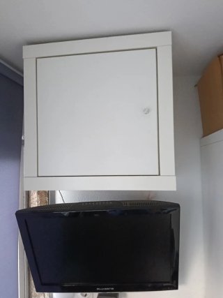 2 Scaffalature KALLAX Ikea Bianche con Porta