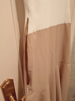 Vestido midi Zara sin mangas