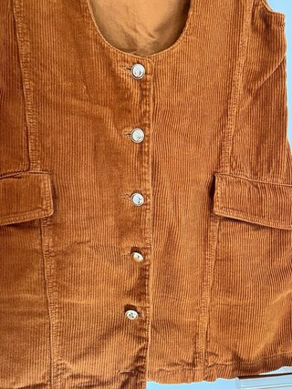 Vestido pichi pana Zara camel