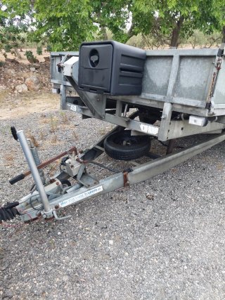 Remolque 2 ejes 3500 kg portacoche