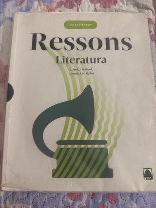 Ressons. Literatura 1 BATX