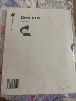 Ressons. Literatura 1 BATX