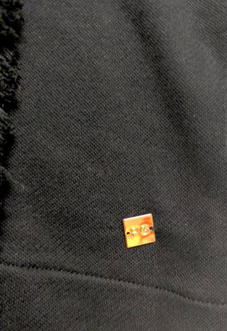 Jersey Purificación García Negro Flecos