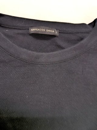 Jersey Purificación García Negro Flecos