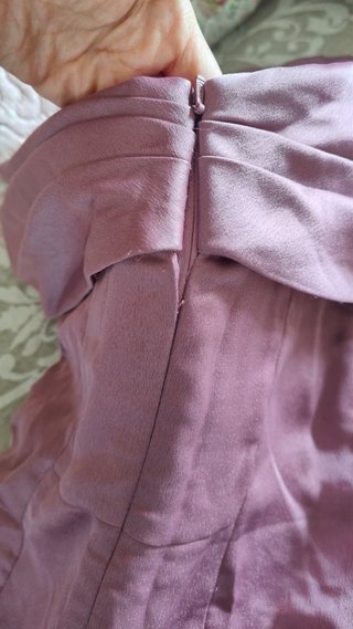Vestido ceremonia Asos Talla XS/34 Morado