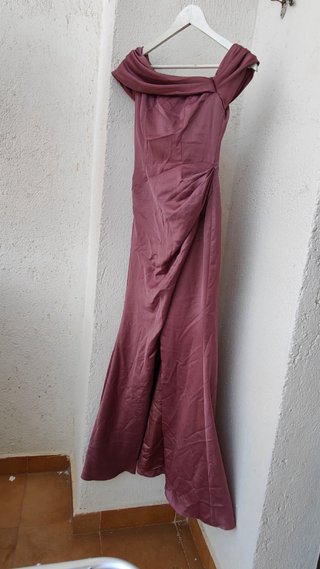 Vestido ceremonia Asos Talla XS/34 Morado