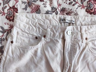 Pantalón Zara Blanco Talla 36