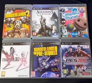 PS3 Super Slim 500GB + 2 Mandos + 6 Juegos