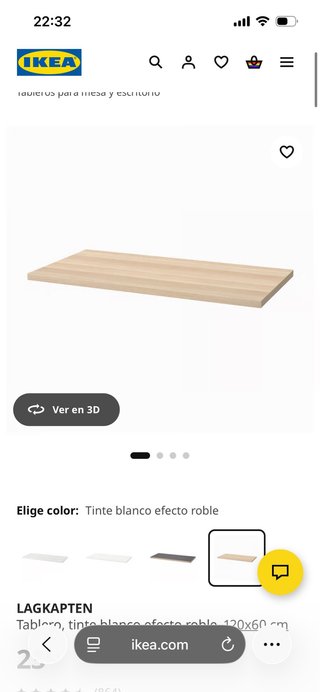 Lagkapten Tablero di IKEA in rovere