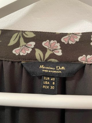 Vestido Massimo Dutti estampado