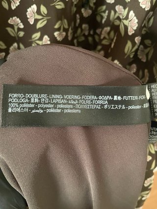 Vestido Massimo Dutti estampado